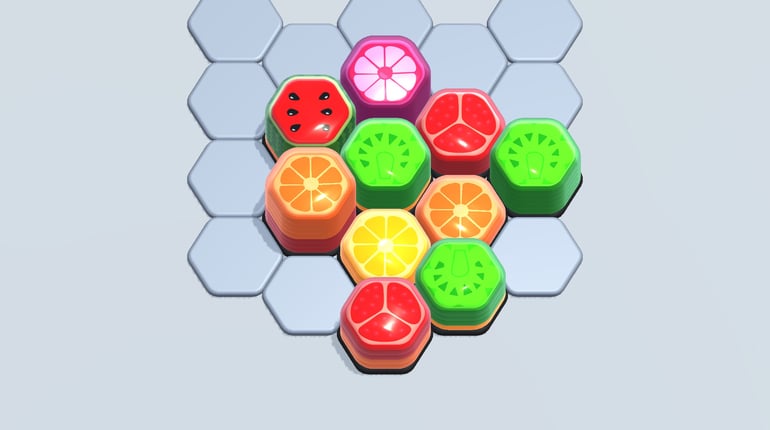 Watermelon Hexa - Blast Puzzle