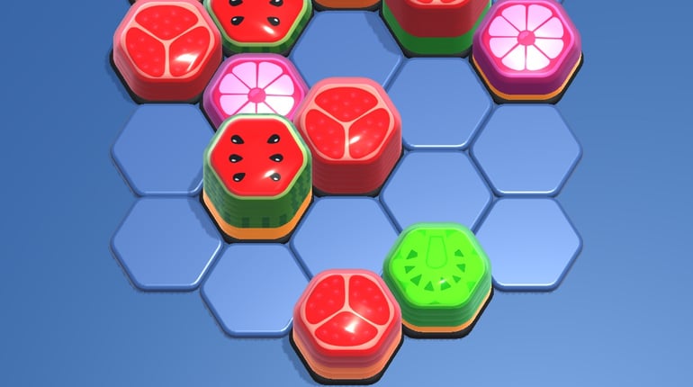 Watermelon Hexa - Blast Puzzle