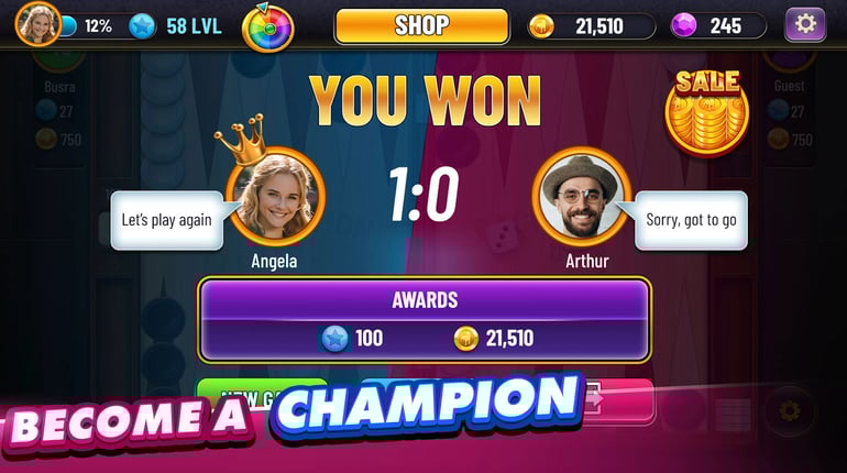 Backgammon Plus - Board Game