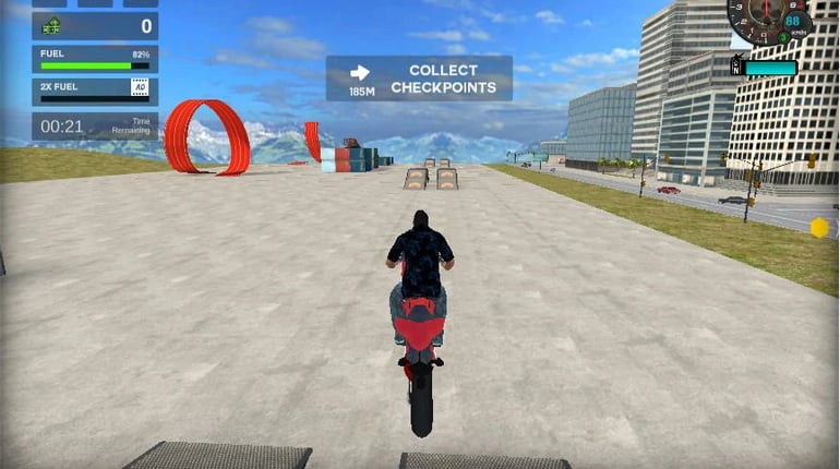 Bike Stunt Driving Simulator 3d