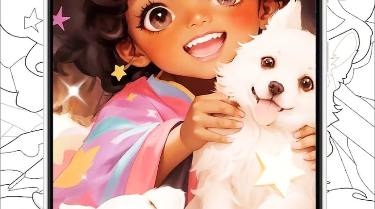 Black Color : Color By Number