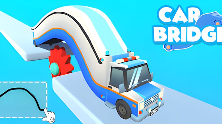 Car Bridge 3D: Draw to Save