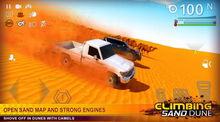 Climbing Sand Dune OFFROAD