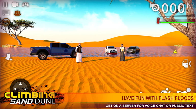 Climbing Sand Dune OFFROAD