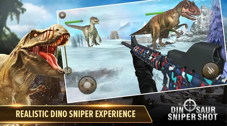 Dinosaur Sniper Shot