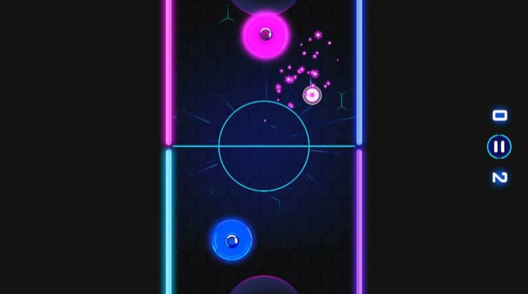 Glow Hockey HD