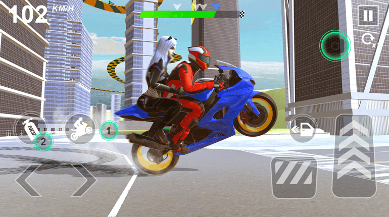 GT Moto Stunts 3D: Bike Games