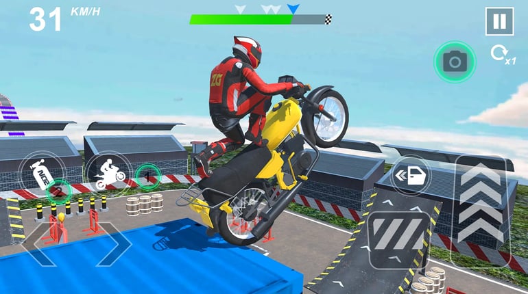 GT Moto Stunts 3D: Bike Games