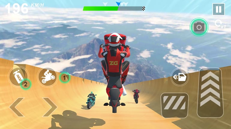 GT Moto Stunts 3D: Bike Games