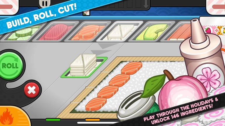 Papa's Sushiria To Go!