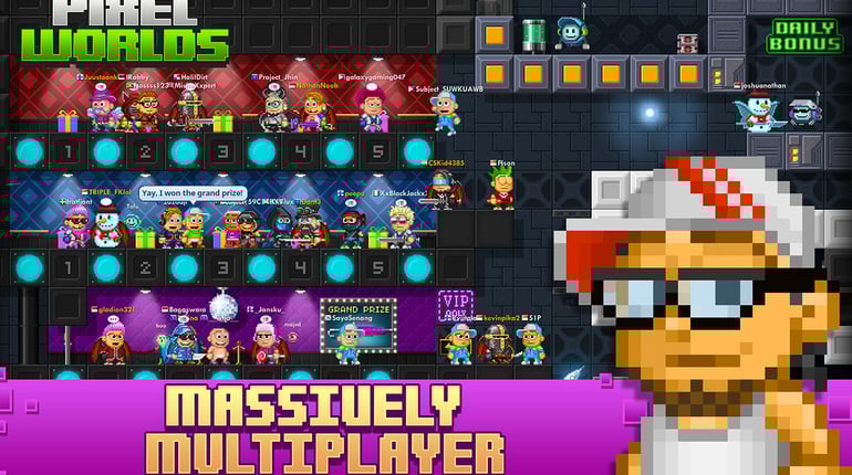 Pixel Worlds: MMO Sandbox