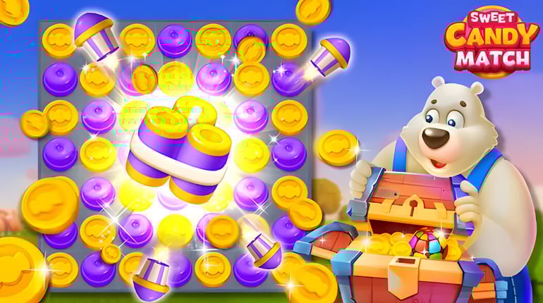 Sweet Candy Match: Puzzle Game