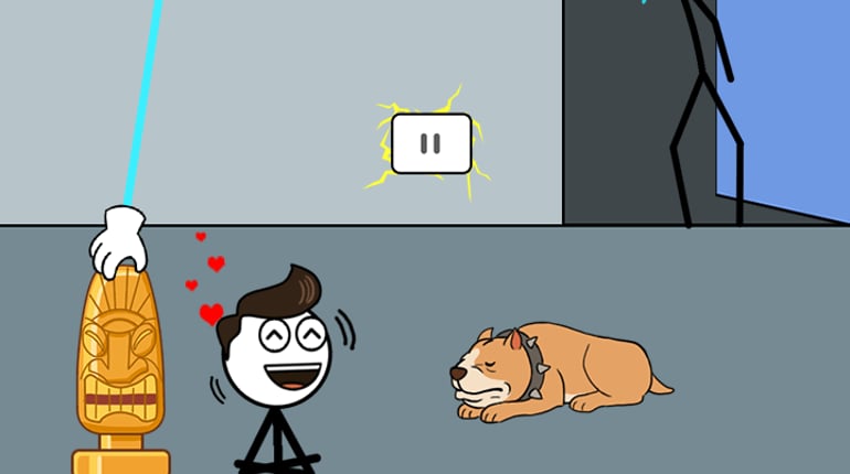 Thief Puzzle: to pass a level