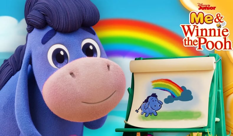 Rainy Day Rainbow Painting π | Me & Winnie the Pooh π― | Vlog 11 | @disneyjunior