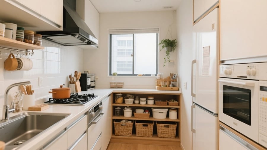 小さなキッチンのための省スペースソリューション