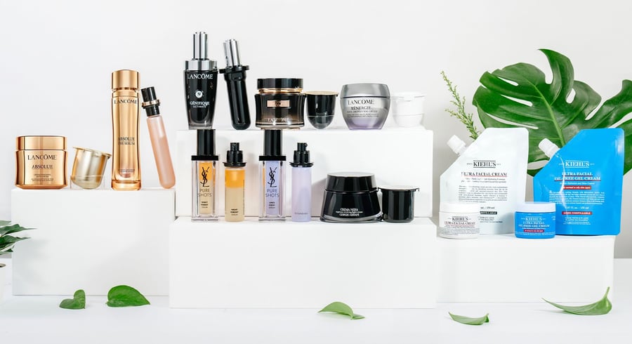 美妝產業的「減塑挑戰」進行中？原來蘭蔻、YSL、Armani到Kiehl's熱銷明星商品早已加入「可補充包裝設計」！